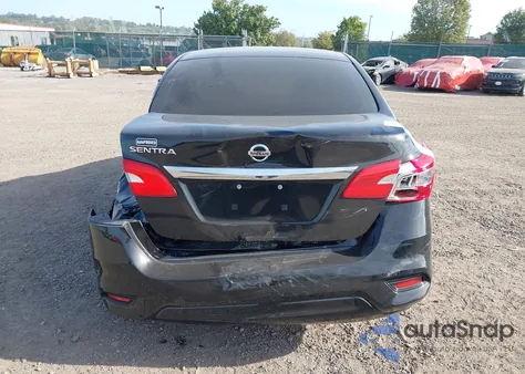 2019 Nissan Sentra S z USA, uszkodzony, nr VIN 3N1AB7AP0KY255617